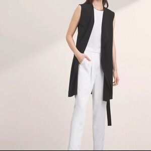 Babaton Marcello Waist Coat Vest Belted Black XS